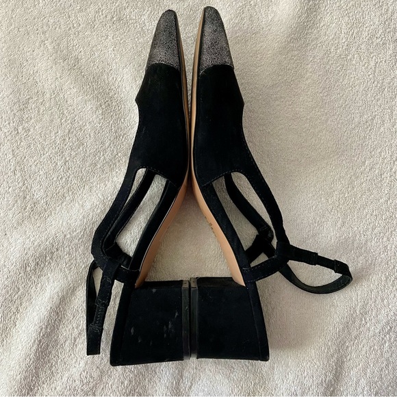 Express Cap Toe Slingback Pumps - Picture 5 of 12